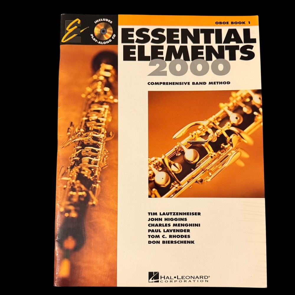 Essential Elements 2000 Oboe Book 1 Band Method Hal Leonard with CD